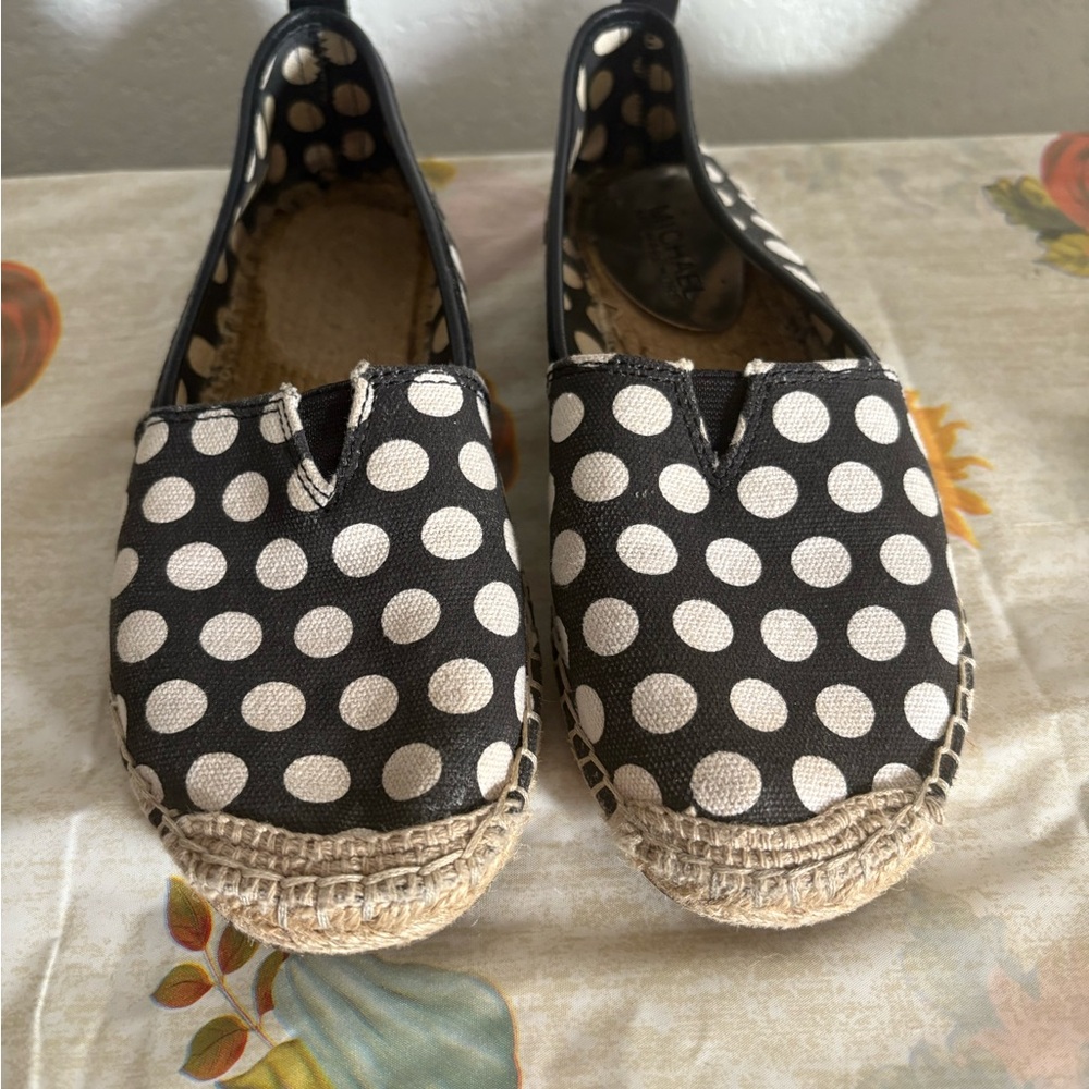 MICHAEL Michael Kors Black and White Espadrilles